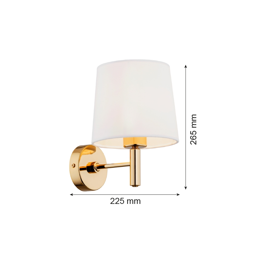 Argon 4728 - Nástěnné svítidlo PONTE 1xE27/15W/230V