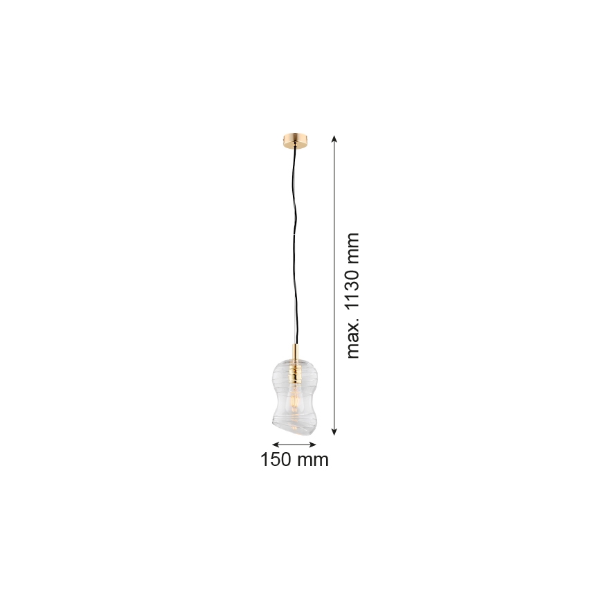 Argon 4742 - Lustr na lanku DEPORTIVO 1xE27/15W/230V