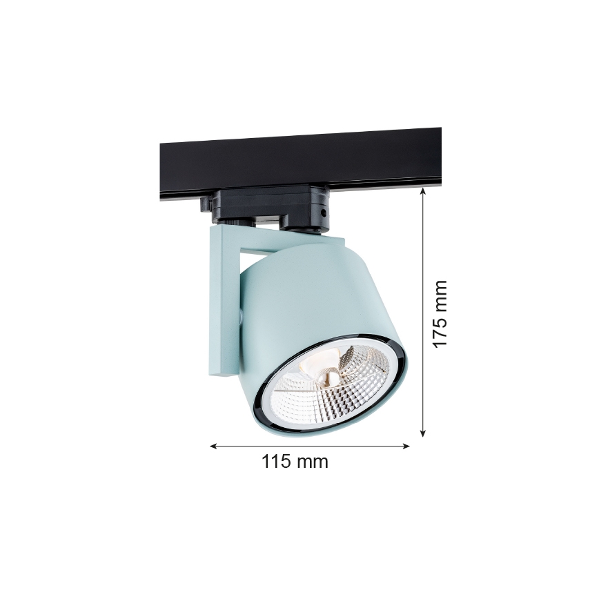 Argon 4749 - Bodové svítidlo do lištového systému ALTO 1xGU10-AR111/12W/230V modrá