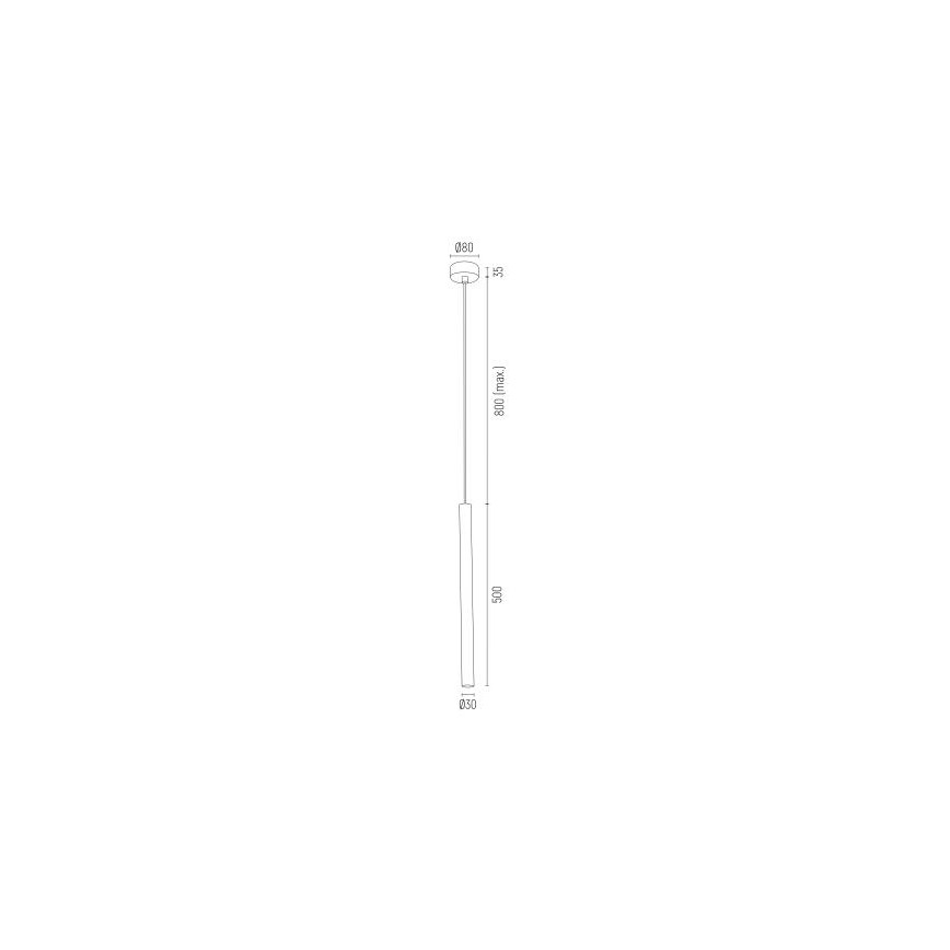 Argon 4752 - LED Lustr na lanku SICILIA LED/4,5W/230V