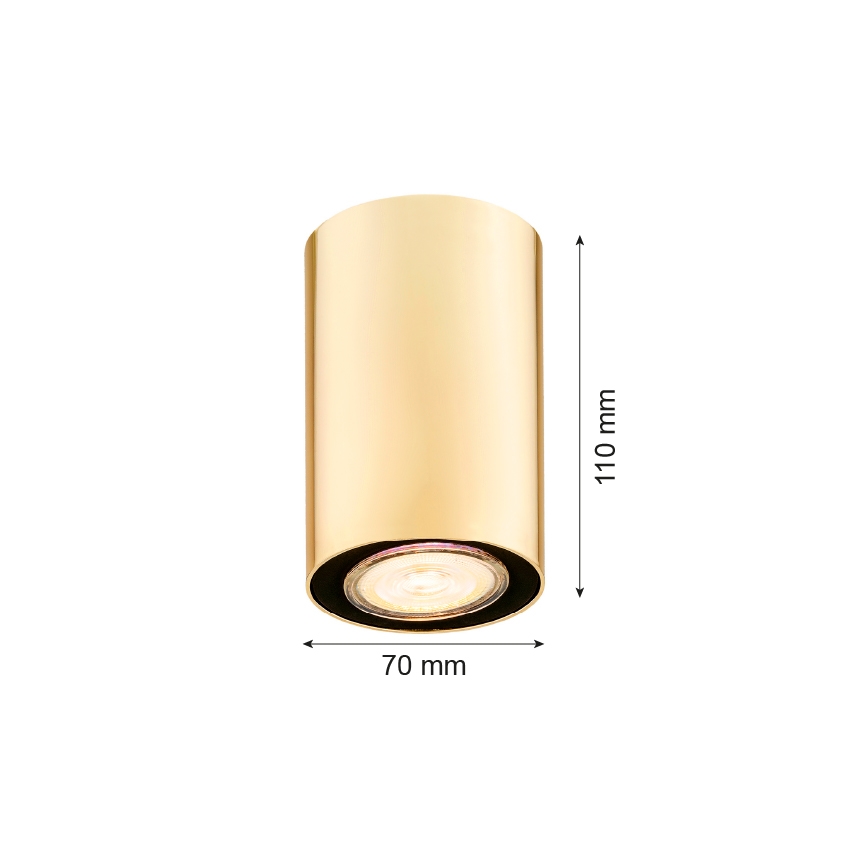 Argon 4759 - Stropní svítidlo TYBER 1xGU10/5W/230V zlatá