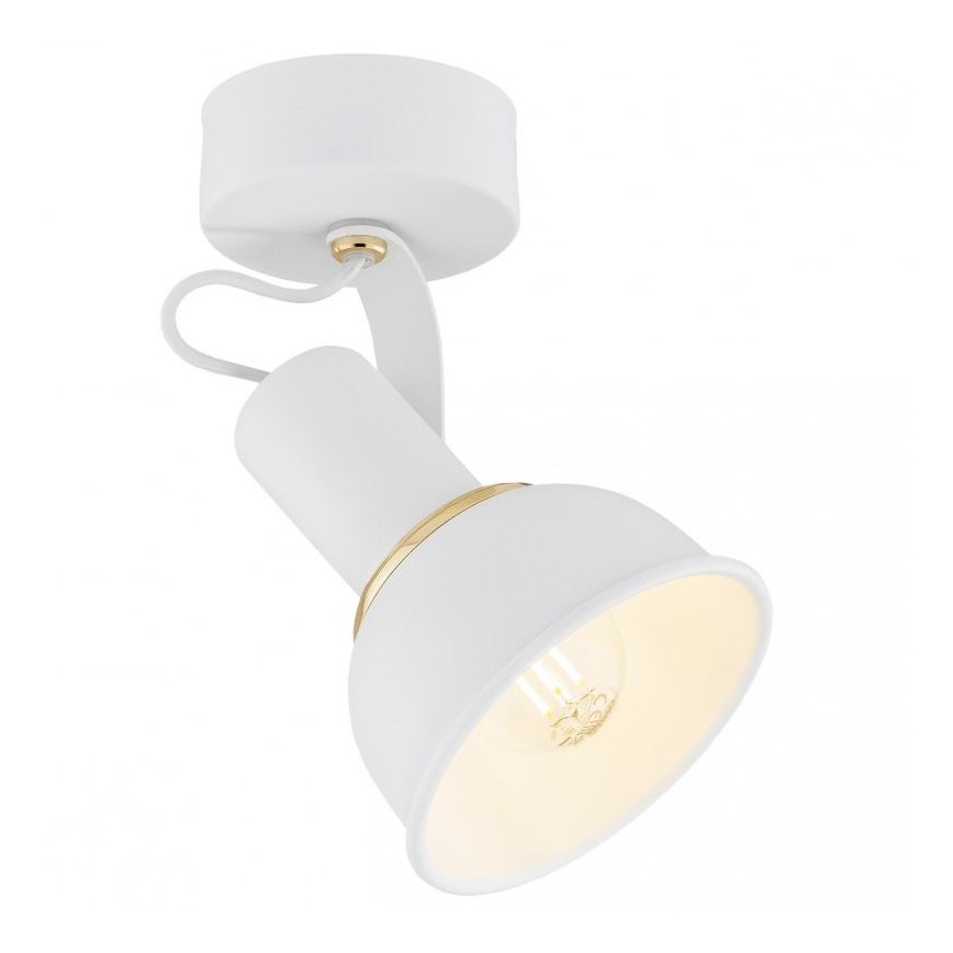 Argon 4899 - Bodové svítidlo TWIST 1xE14/7W/230V bílá/zlatá