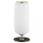 Argon 4994 - Stolní lampa VALIANO 1xE27/15W/230V černá/bílá/zlatá