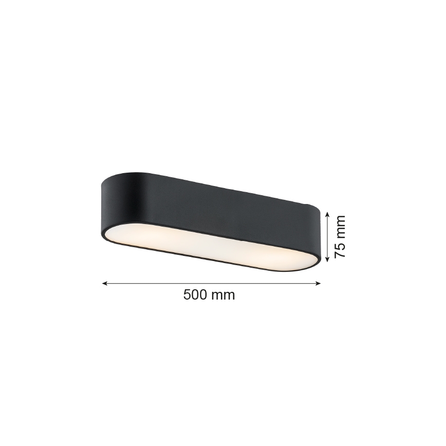 Argon 6000 - Stropní svítidlo TONI 3xE27/15W/230V černá