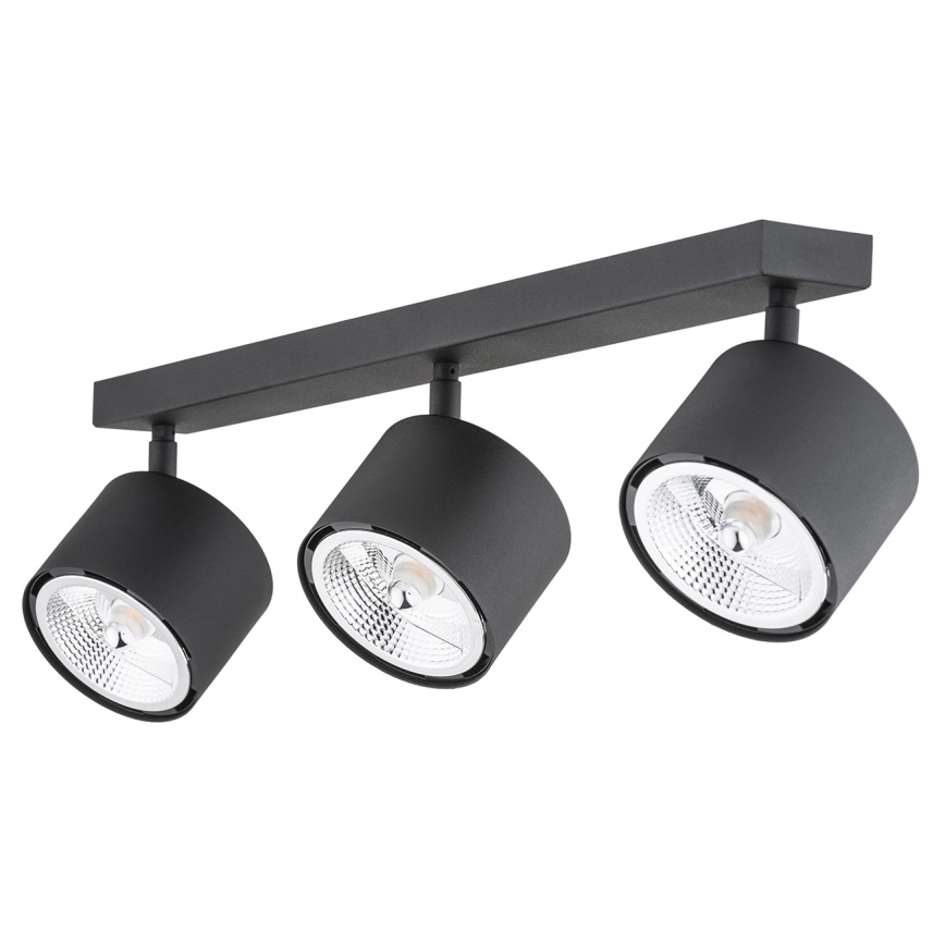 Argon 6101 - Bodové svítidlo CLEVLAND 3xGU10-AR111/12W/230V černá