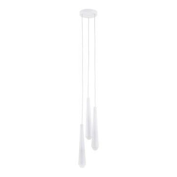 Argon 6102 - Lustr na lanku HOLLYWOOD 3xE14/7W/230V bílá