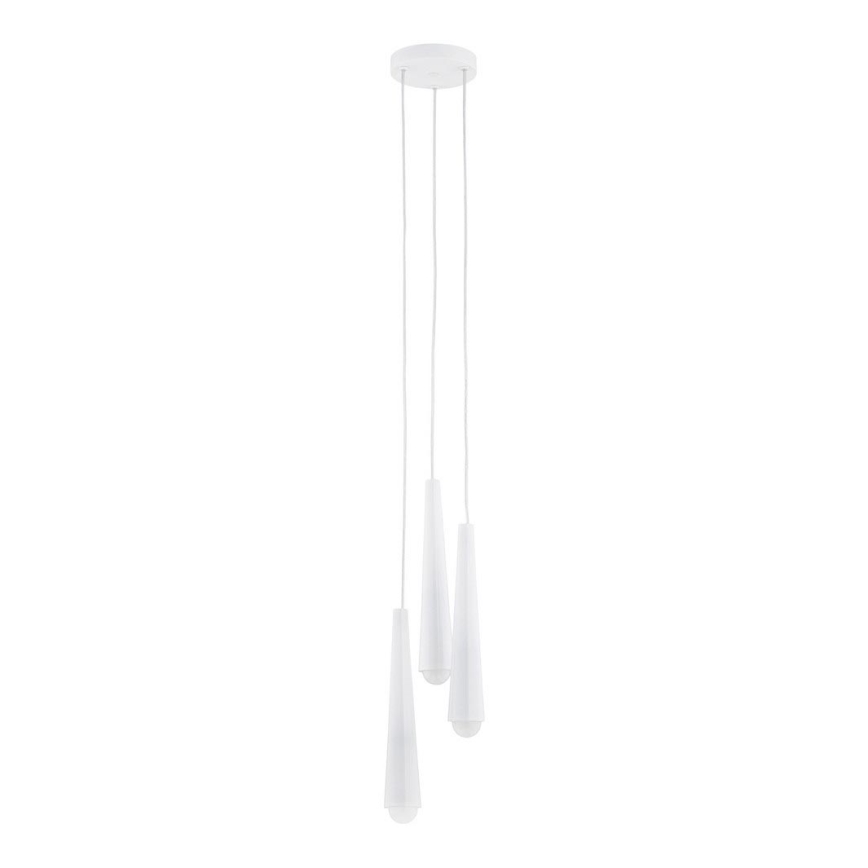 Argon 6102 - Lustr na lanku HOLLYWOOD 3xE14/7W/230V bílá