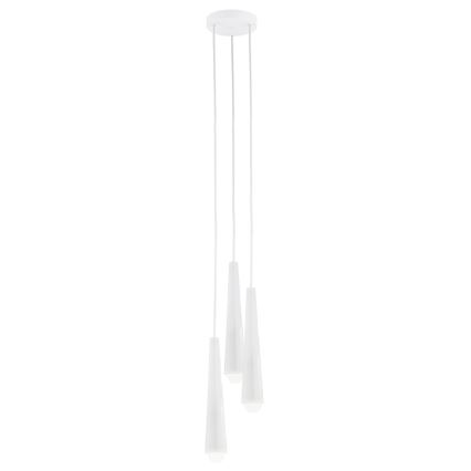 Argon 6102 - Lustr na lanku HOLLYWOOD 3xE14/7W/230V bílá