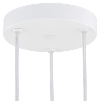 Argon 6102 - Lustr na lanku HOLLYWOOD 3xE14/7W/230V bílá
