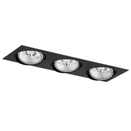 Argon 6116 BZ - Podhledové svítidlo OLIMP 3xGU10-AR111/12W/230V černá