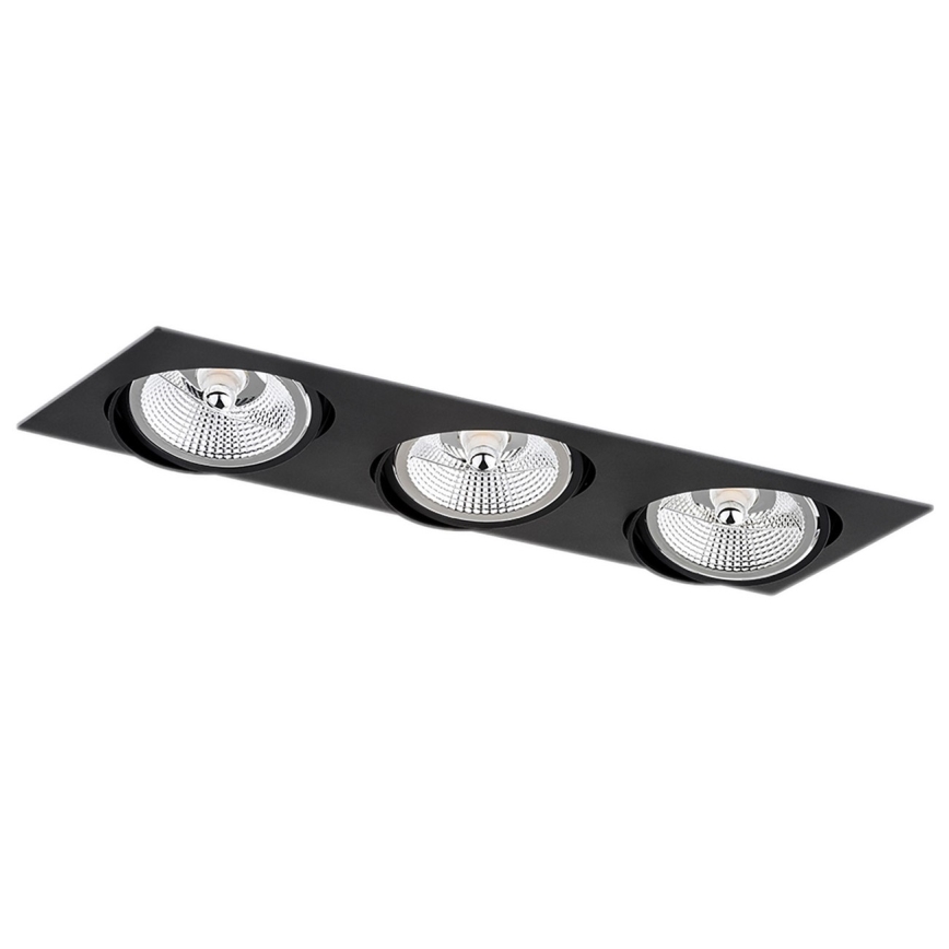 Argon 6116 BZ - Podhledové svítidlo OLIMP 3xGU10-AR111/12W/230V černá