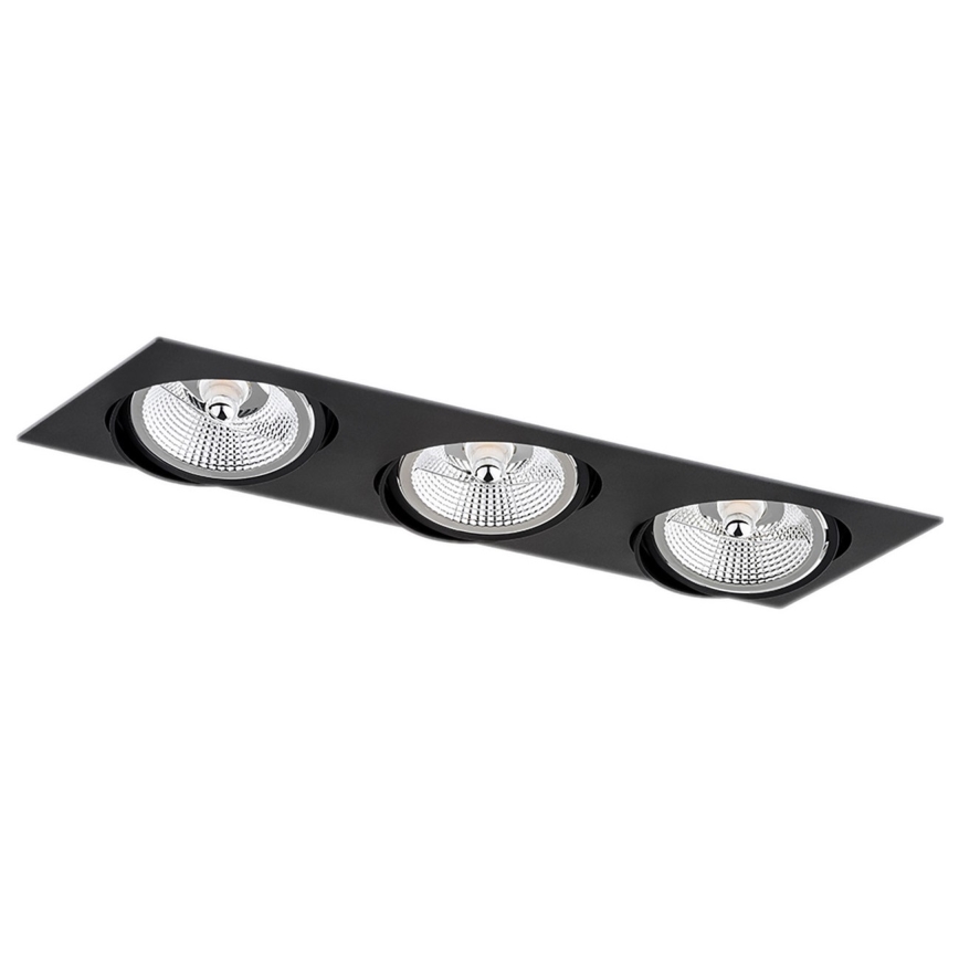 Argon 6116 - Podhledové svítidlo OLIMP 3xGU10-AR111/12W/230V černá