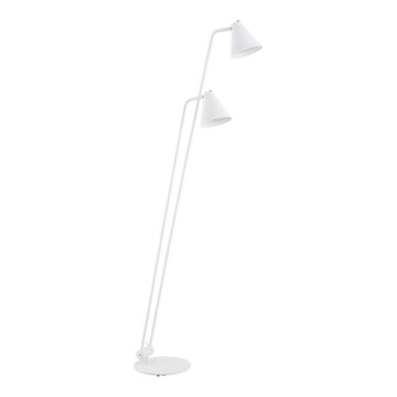 Argon 7076 - Stojací lampa AVALONE 2xE27/15W/230V bílá