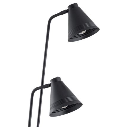 Argon 7077 - Stojací lampa AVALONE 2xE27/15W/230V černá