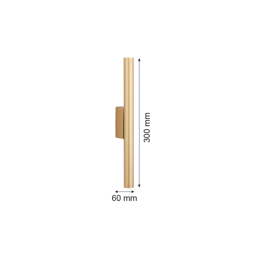 Argon 7224 - LED Nástěnné svítidlo GRECO 2xLED/4,2W/230V 3000K zlatá