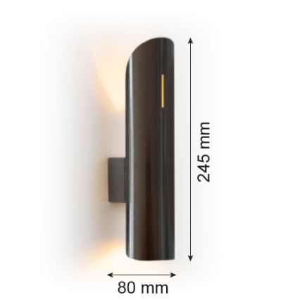 Argon 7232 - Nástěnné svítidlo AKRON PLUS 2xG9/6W/230V