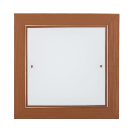 Argon 7268 - Stropní svítidlo TABOR 2xE27/15W/230V 32x32 cm terakotová