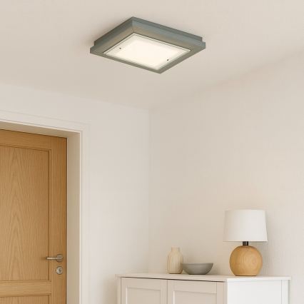 Argon 7269 - Stropní svítidlo TABOR 2xE27/15W/230V 32x32 cm šedá