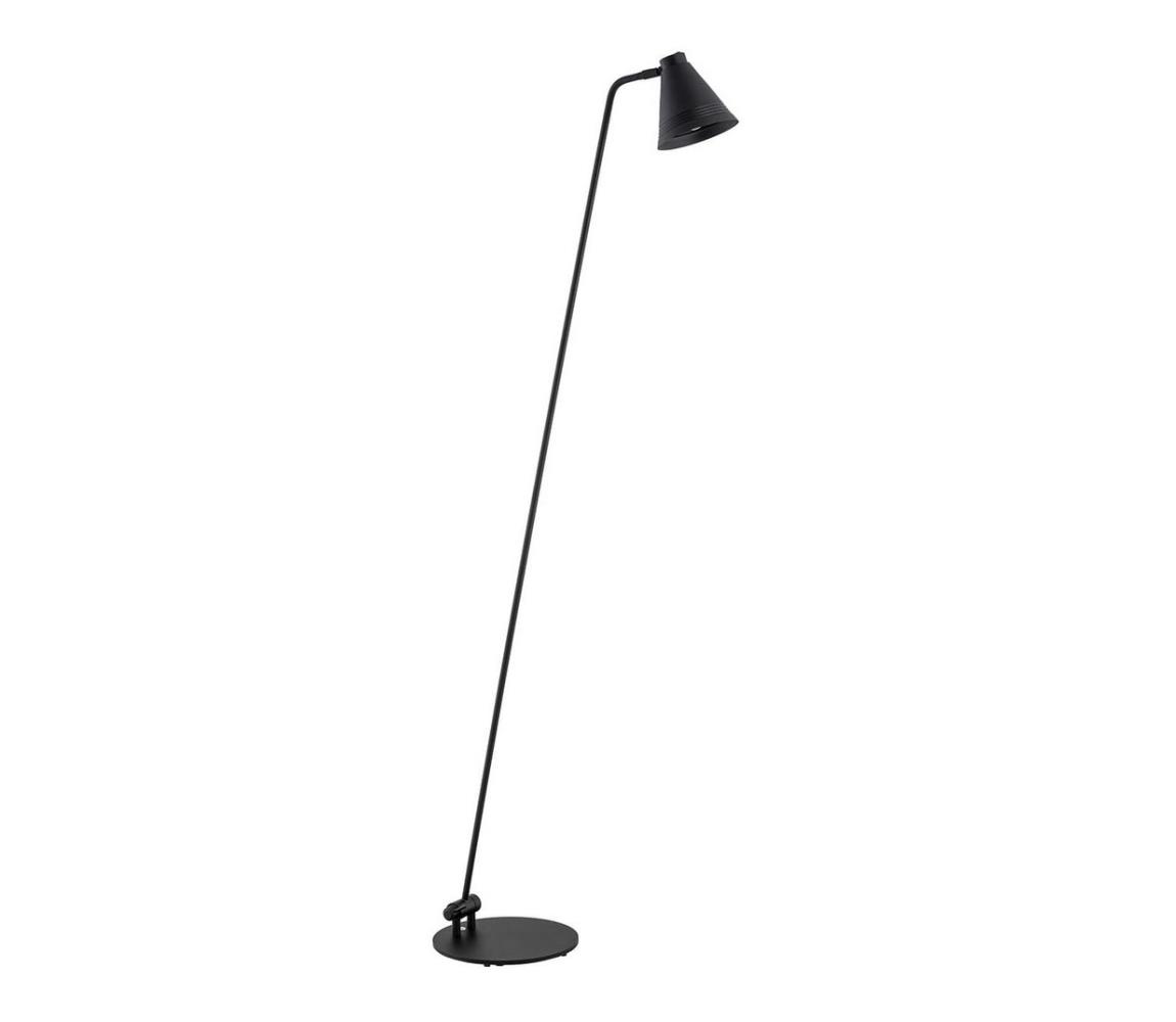 Argon Argon 8003 - Stojací lampa AVALONE 1xE27/15W/230V černá 