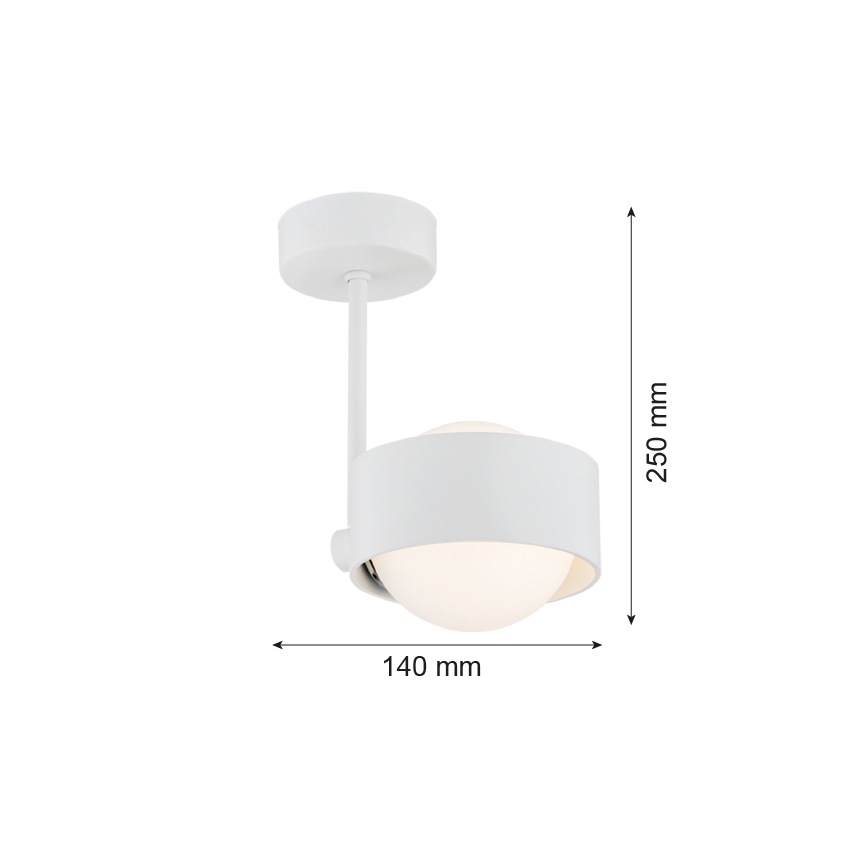 Argon 8058 - Lustr na tyči MASSIMO PLUS 1xG9/6W/230V bílá