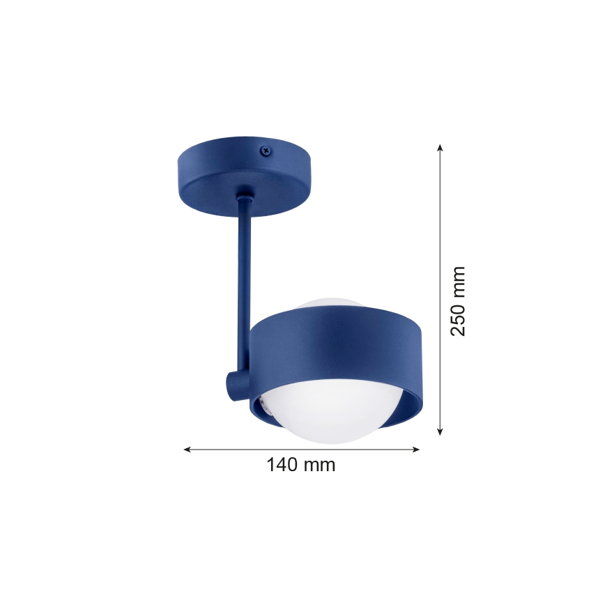 Argon 8062 - Lustr na tyči MASSIMO PLUS 1xG9/6W/230V modrá