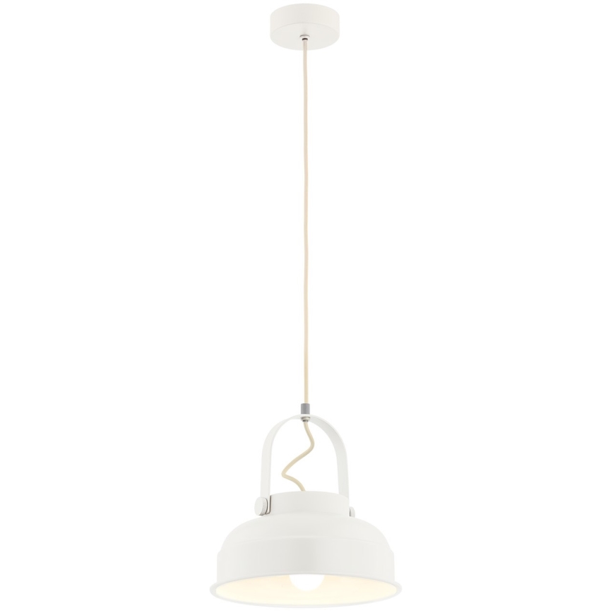 Argon 8284 - Lustr na lanku DAKOTA 1xE27/15W/230V bílá