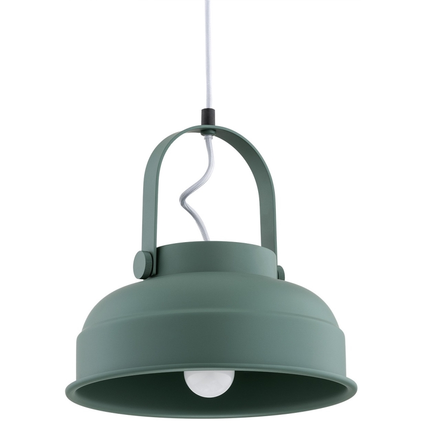 Argon 8287 - Lustr na lanku DAKOTA 1xE27/15W/230V zelená