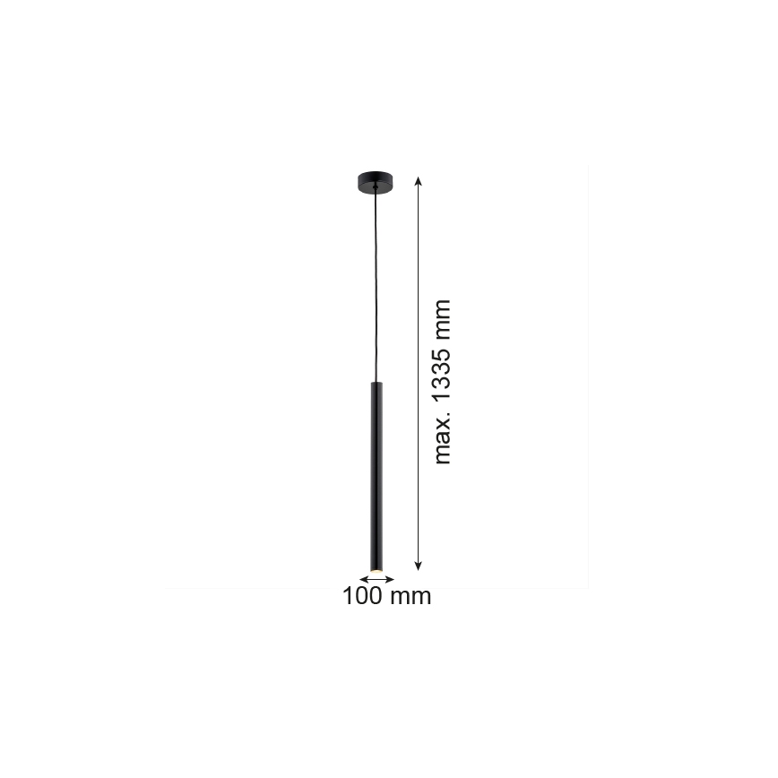 Argon 8329 - LED Lustr na lanku RIO LED/4,2W/230V 3000K černá