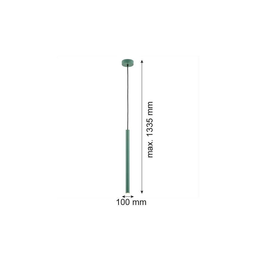 Argon 8333 - LED Lustr na lanku RIO LED/4,2W/230V 3000K zelená