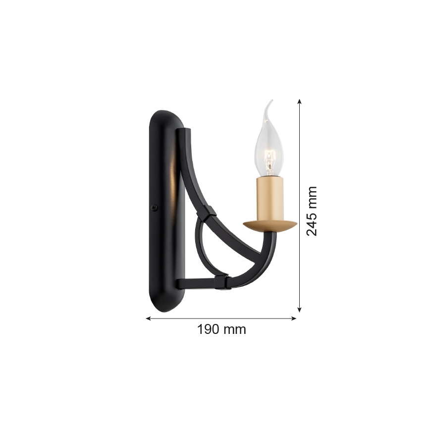 Argon 8355 - Nástěnné svítidlo LORENZO 1xE14/7W/230V