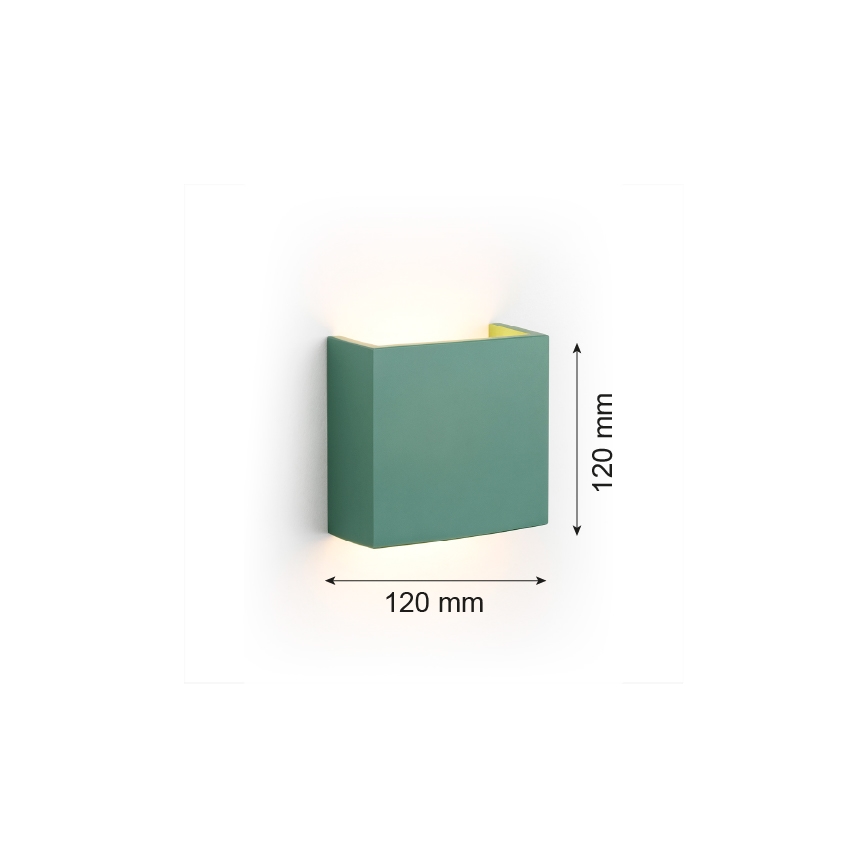 Argon 8362 - LED Nástěnné svítidlo GENT LED/3,6W/230V 3000K zelená