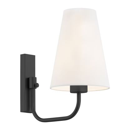 Argon 8376 - Nástěnná lampa SAFIANO 1xE27/15W/230V černá