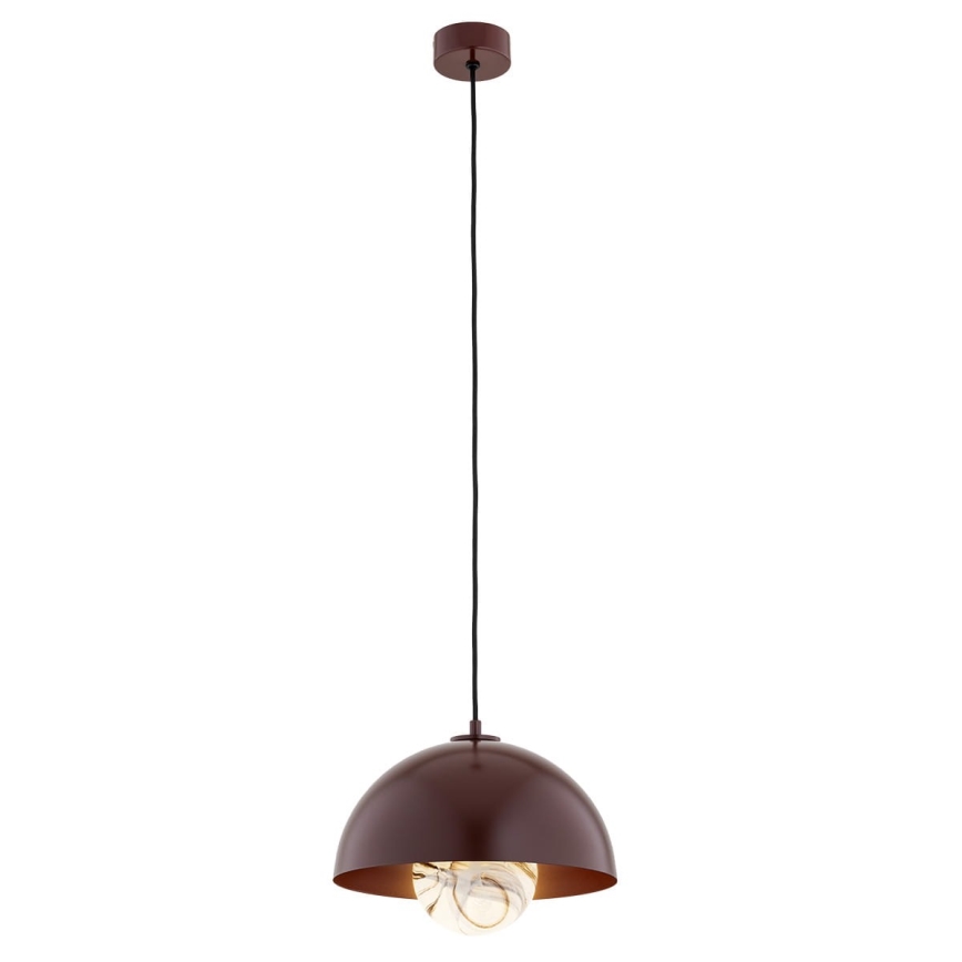 Argon 8444 - Lustr na lanku PIAVA 1xE14/7W/230V alabastr hnědá