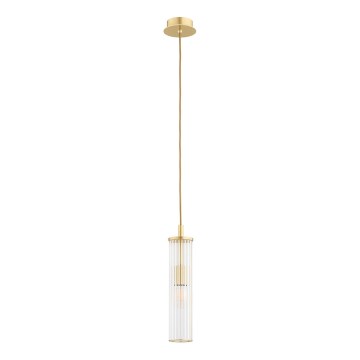 Argon 8489 - Lustr na lanku HAMPTON 1xE14/7W/230V zlatá