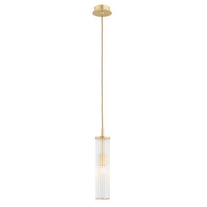 Argon 8489 - Lustr na lanku HAMPTON 1xE14/7W/230V zlatá