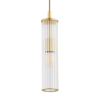 Argon 8489 - Lustr na lanku HAMPTON 1xE14/7W/230V zlatá
