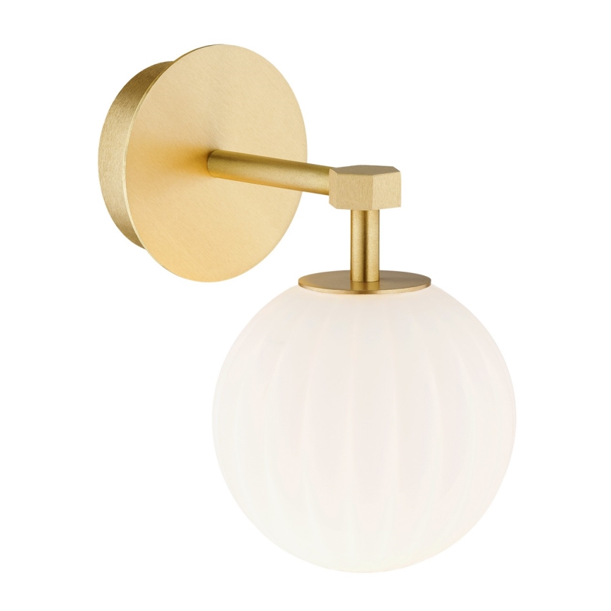 Argon 8502 - Nástěnná lampa PALOMA 1xE14/7W/230V zlatá/bílá
