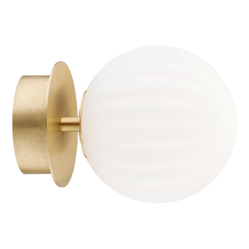 Argon 8504 - Nástěnné svítidlo PALOMA 1xE14/7W/230V zlatá/bílá