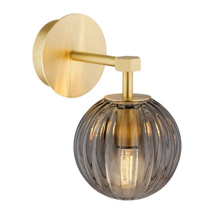 Argon 8508 - Nástěnná lampa PALOMA 1xE14/7W/230V zlatá/černá