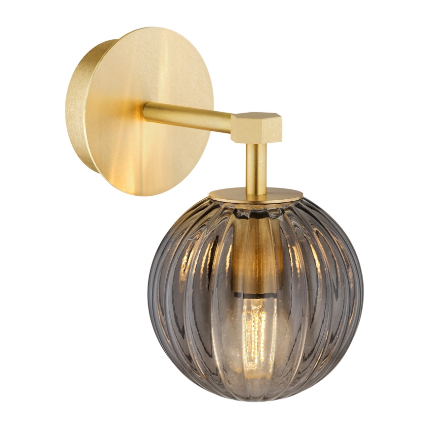 Argon 8508 - Nástěnná lampa PALOMA 1xE14/7W/230V zlatá/černá