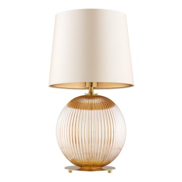 Argon 8535 - Stolní lampa HAMILTON 1xE27/15W/230V 54 cm krémová/béžová