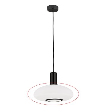 Argon 8565 - Náhradní sklo k lustru SAGUNTO PLUS E27
