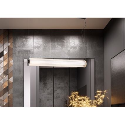 Argon 8625 - LED Lustr na lanku HAMPTON LED/90W/230V 3000K 120 cm černá