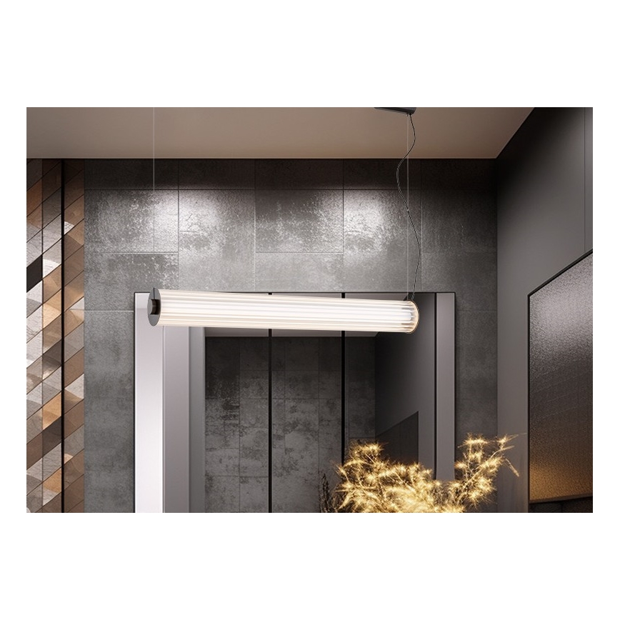 Argon 8625 - LED Lustr na lanku HAMPTON LED/90W/230V 3000K 120 cm černá