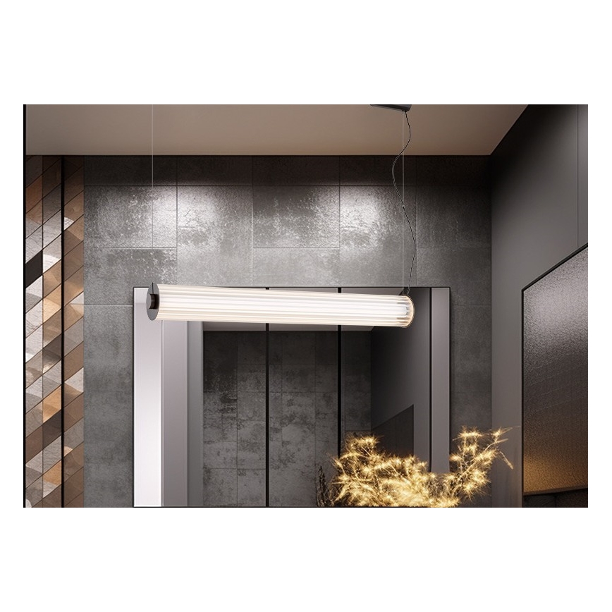 Argon 8628 - LED Lustr na lanku HAMPTON LED/60W/230V 3000K 80 cm černá