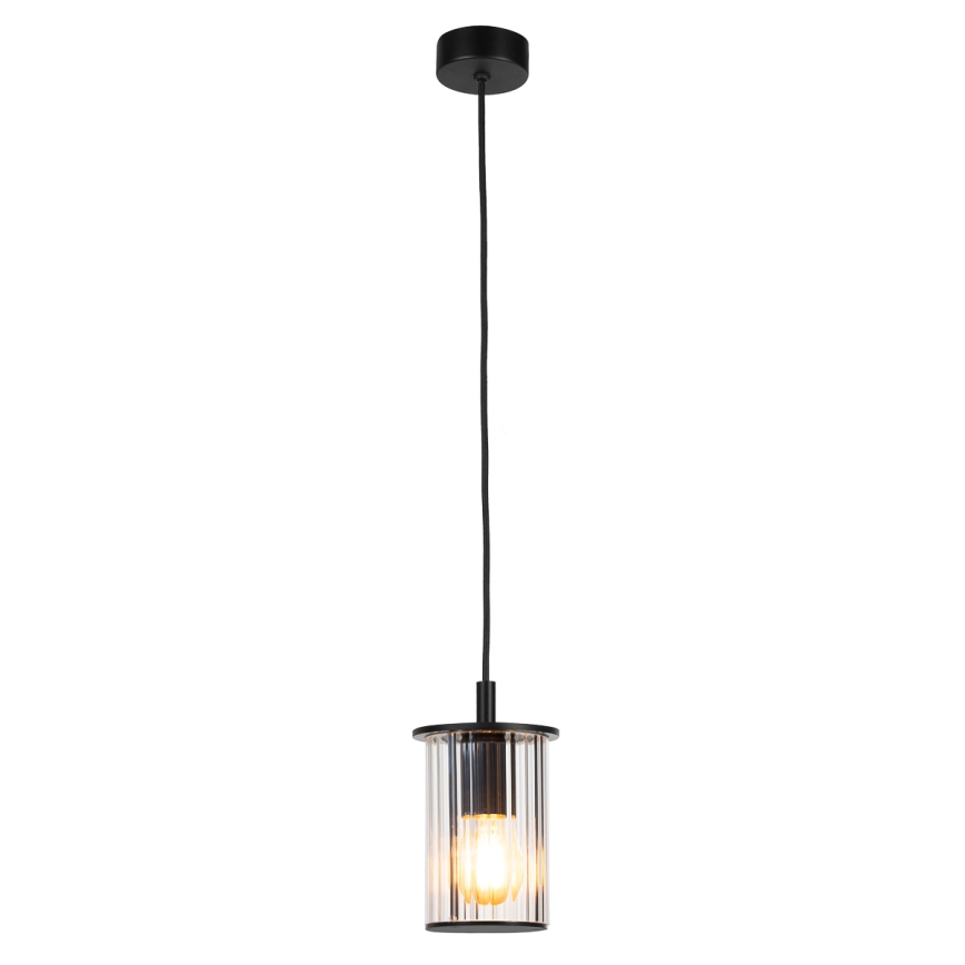 Argon 8751 - Venkovní lustr na lanku NORFOLK 1xE27/15W/230V IP44 černá