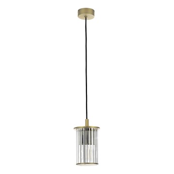 Argon 8755 - Venkovní lustr na lanku NORFOLK 1xE27/15W/230V IP44 zlatá