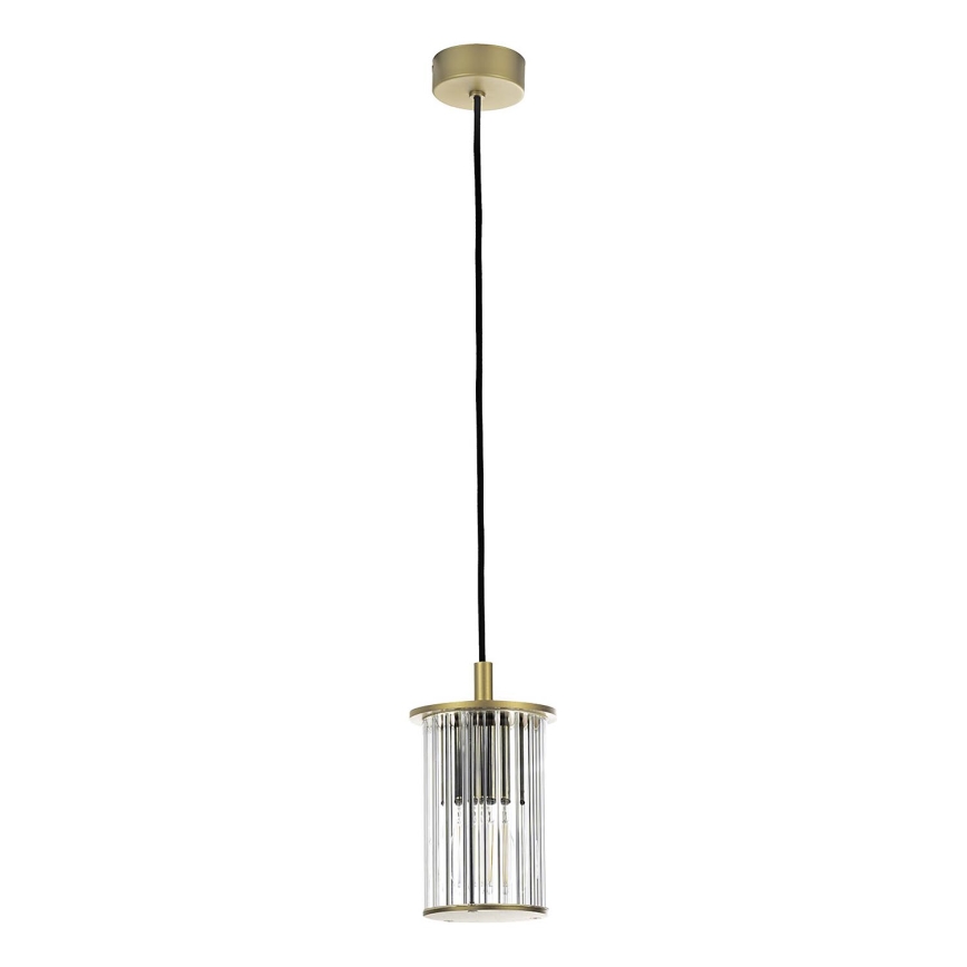 Argon 8755 - Venkovní lustr na lanku NORFOLK 1xE27/15W/230V IP44 zlatá
