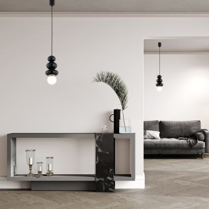 Argon 8788 - Koupelnový lustr na lanku ORLANDO PLUS 1xG9/6W/230V IP44 zelená