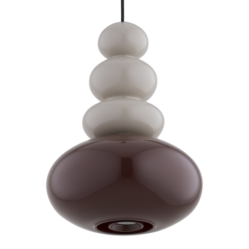 Argon 8820 - Lustr na lanku DIEGO 1xGU10/5W/230V hnědá/šedá
